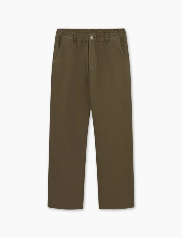 CLAY PANTS - STONE TWILL sold by Foret