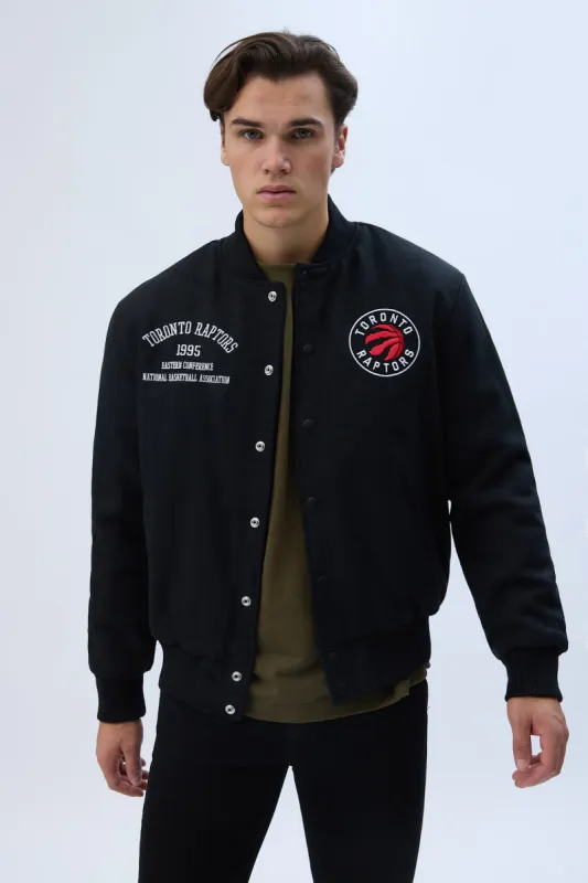 Toronto Raptors Graphic Varsity Bomber Jacket sold by Bluenotes
