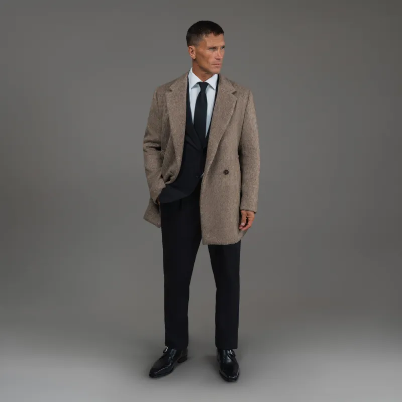 Classic Wool Silk Overcoat sold by Sene