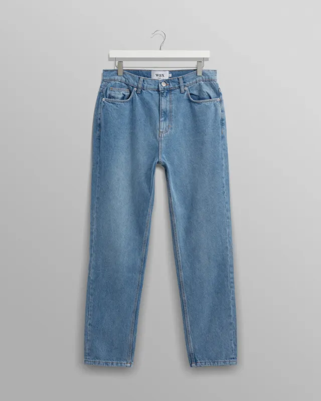 Soho - Mid Wash Slim Fit Denim Jeans sold by Wax London