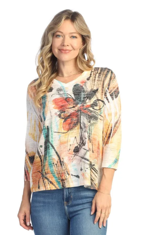 Hi Lo Side Slit Tunic Top sold by Revolution Boutique