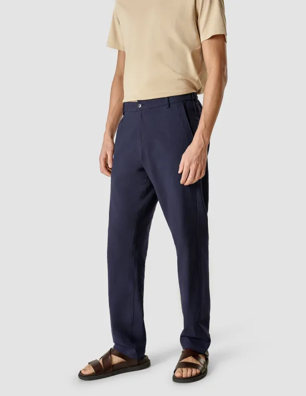 Linen Pants Relaxed Fit Navy sold by Shaping New Tomorrow