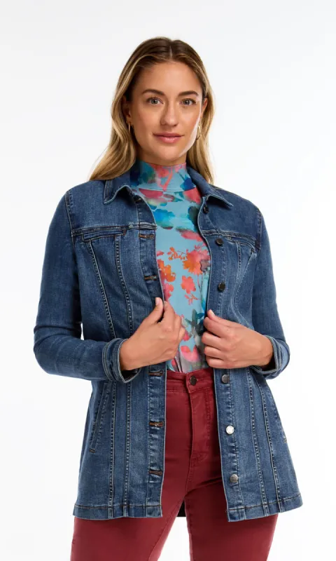 Maxi Denim Jacket sold by Revolution Boutique
