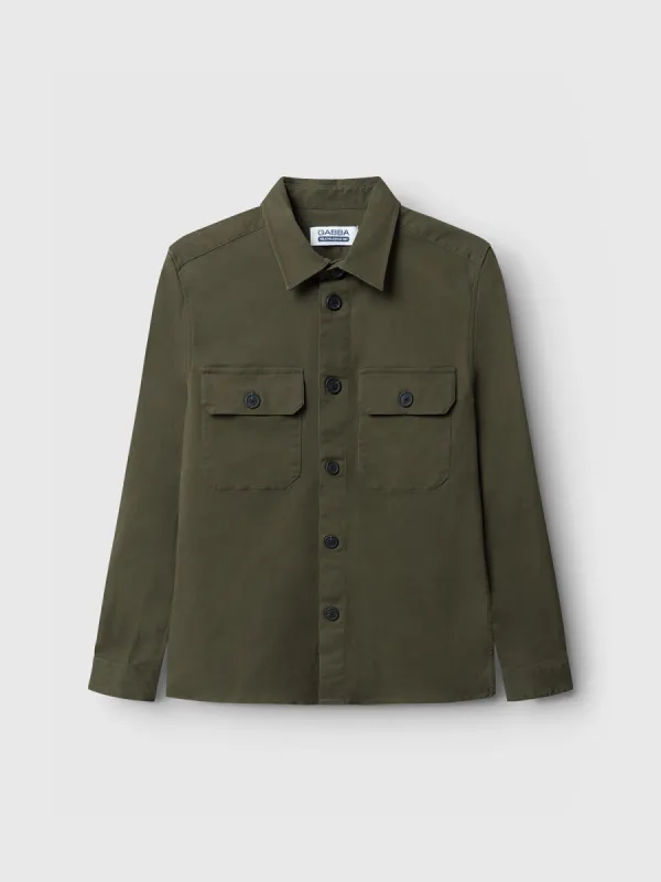 Topper LS Shirt - Army sold by Gabba