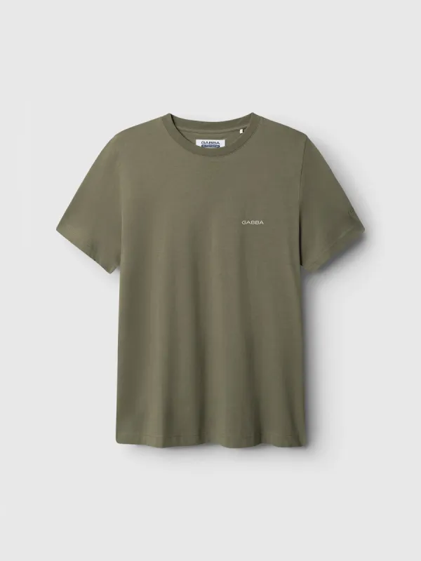 Dune Logo SS GOTS - Deep Lichen Green sold by Gabba