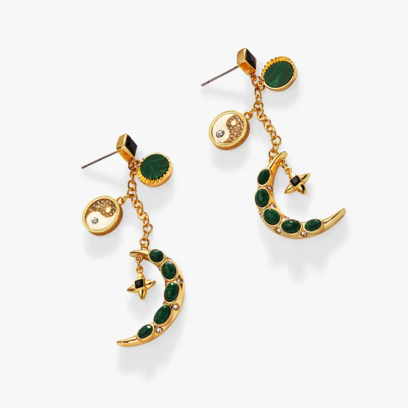 Malachite Charm Earrings sold by Alex and Ani