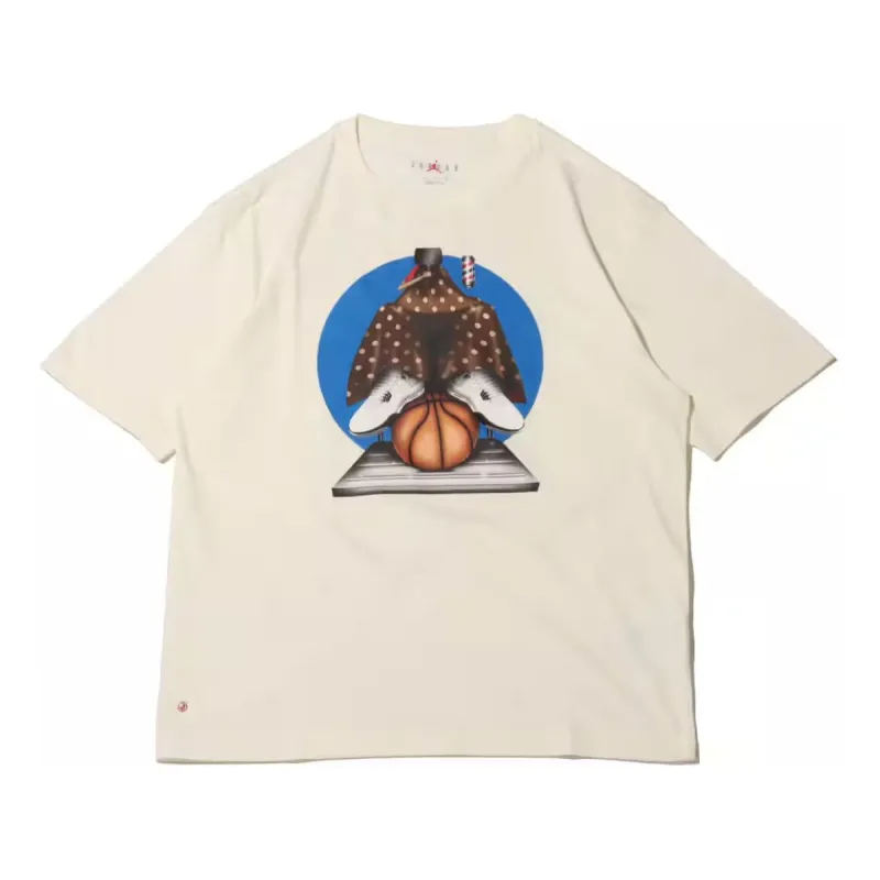 Air Jordan Artist Series by Darien Birks T-Shirt Asia Sizing 'Sail' HF5473-133 sold by KicksCrew