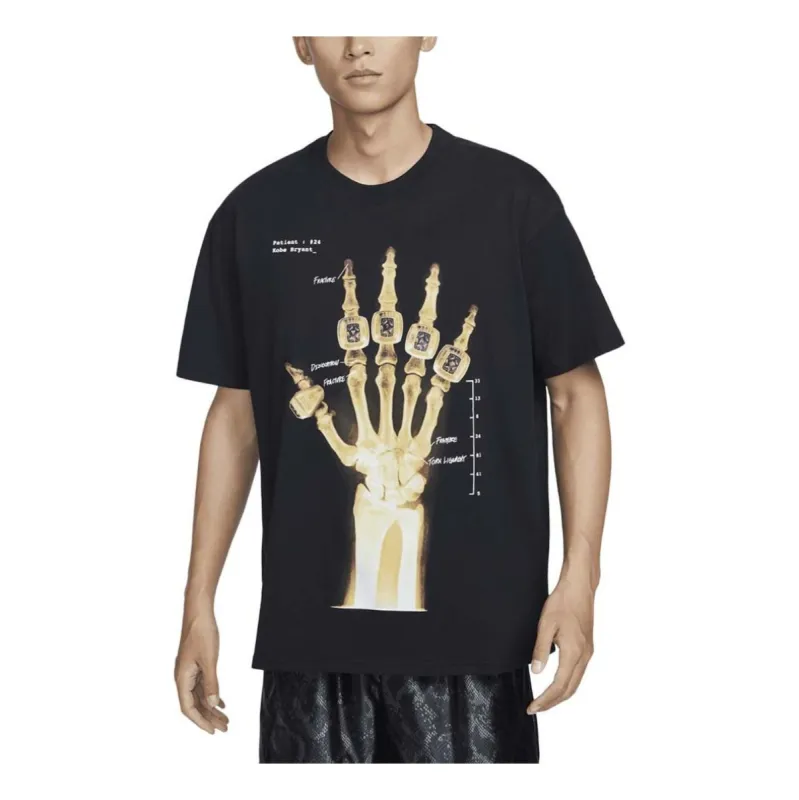Nike Kobe T-shirt Asia Sizing 'X-Ray Black' HV6695-010 sold by KicksCrew