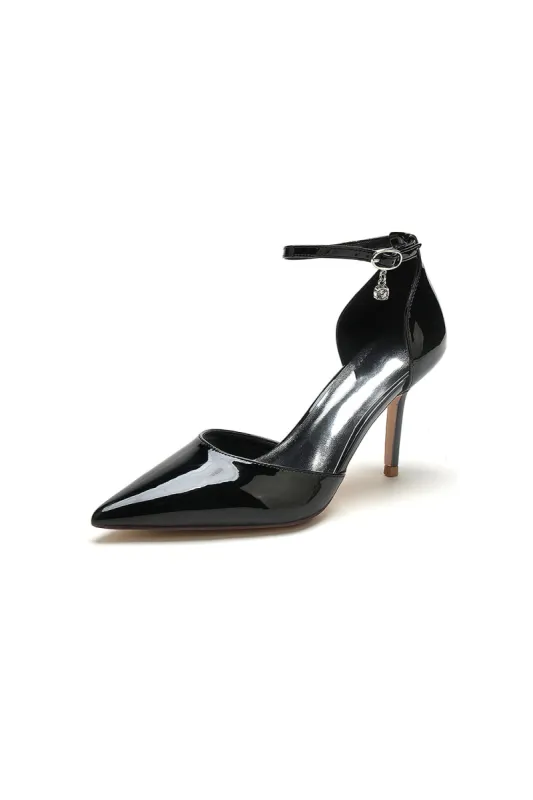Pointed-Toe High Heels with Ankle Strap sold by KissProm