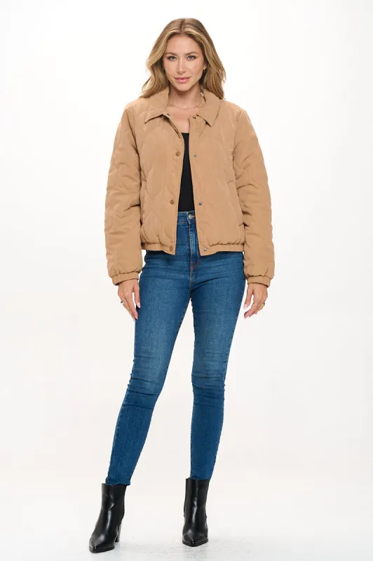 CI Sono Classic Quilted Jacket sold by Ci Sono