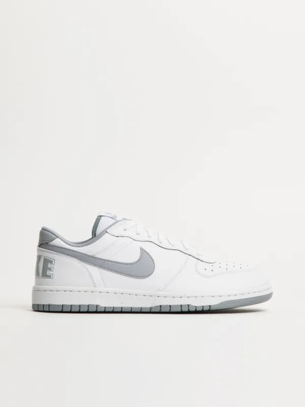 MENS NIKE BIG NIKE LOW SNEAKER - WHITE/WOLF GREY sold by Boathouse