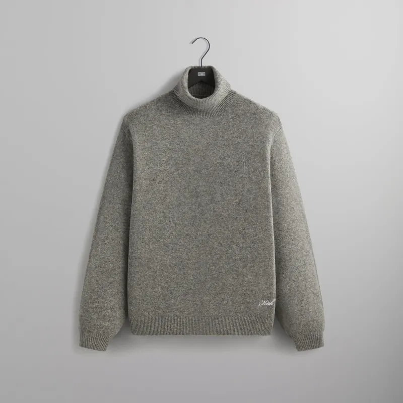 Kith Joseph Turtleneck - Medium Heather Grey sold by Kith
