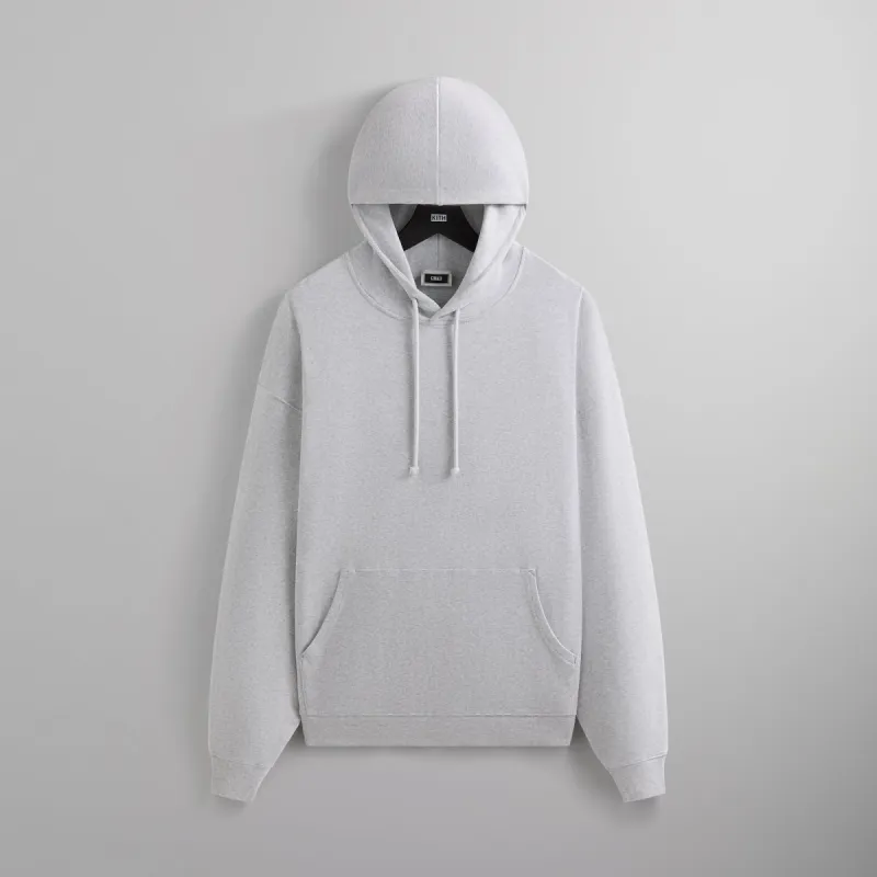 Kith Compact Knit Williams III Hoodie - Light Heather Grey sold by Kith