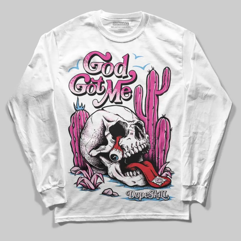 Triple Pink Dunk DopeSkill Long Sleeve T-Shirt God Got Me Graphic sold by DopeSkill