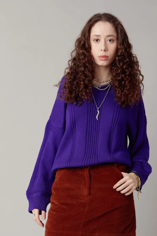 Anya Fine Merino Wool Jumper Ultraviolet sold by Ivalo.com