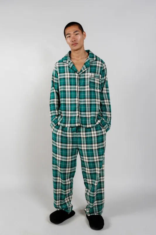 Jim Jam GOTS Organic Cotton Pyjama Set Green sold by Ivalo.com