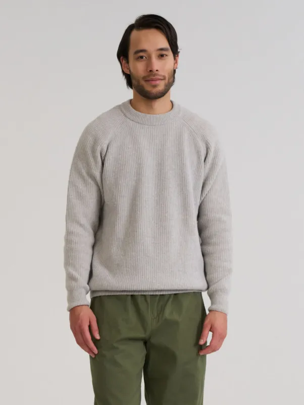 Kuohu Heavy Wool Sweater Marble Grey sold by Ivalo.com