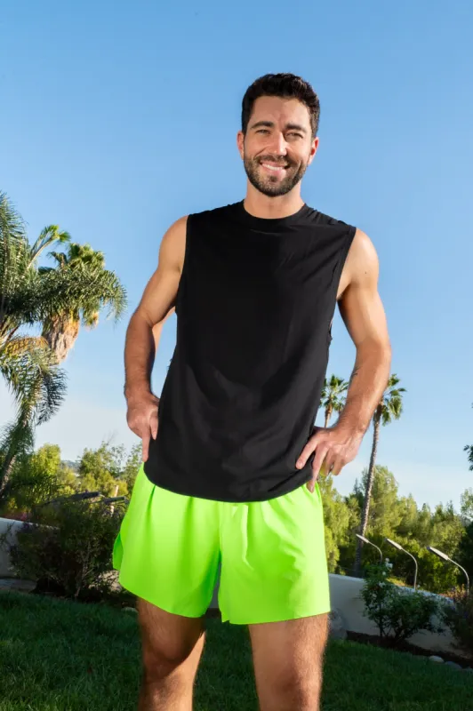 Vitality Prime® Sport Short 5" - Neon Green sold by Balance Athletica