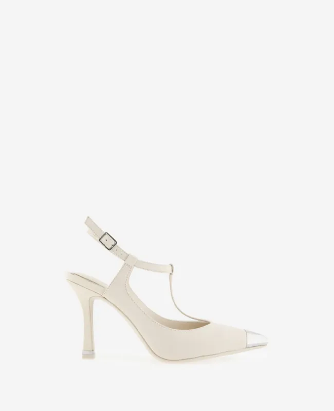Romi T-Strap Leather Slingback Heel sold by Kenneth Cole