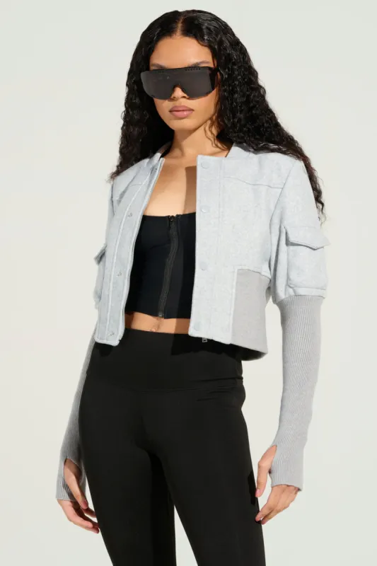 JOSIE FITTED BOMBER sold by AKIRA