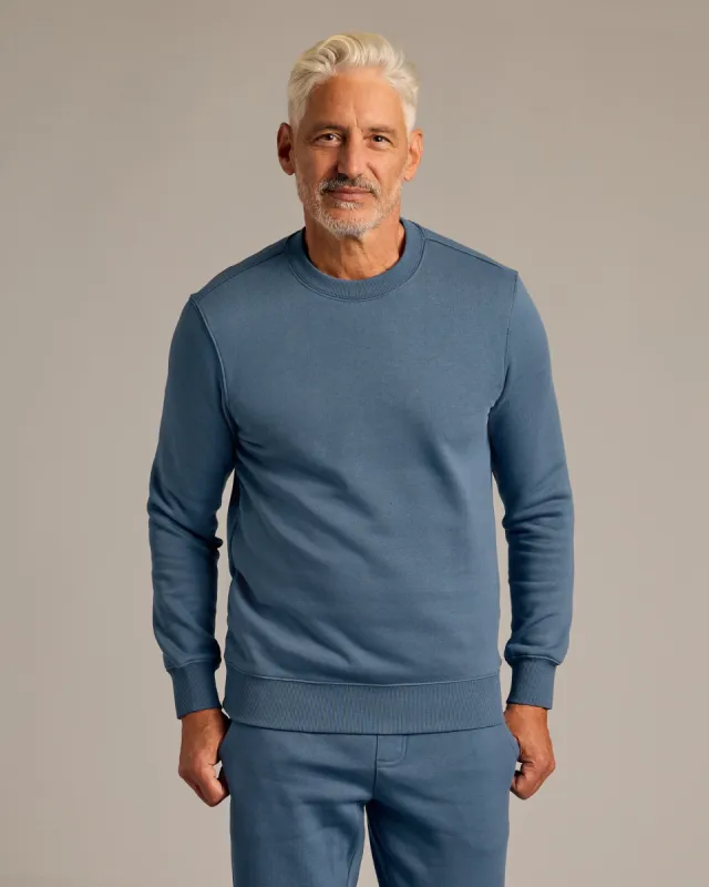 Fiord Fleece French Terry Pullover Crew Neck sold by True Classic