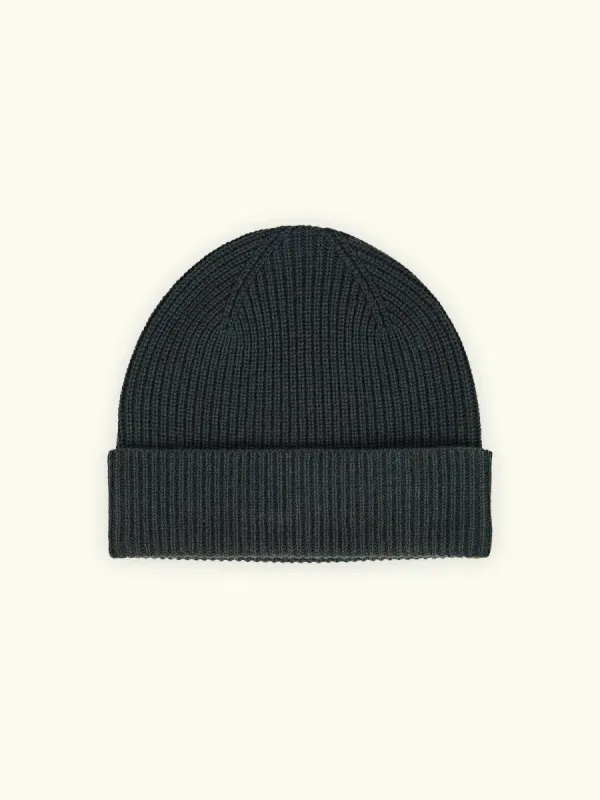Ribbed Beanie - Khaki sold by iris