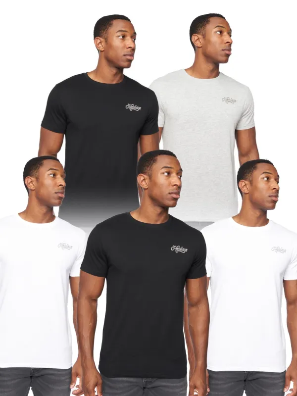 Script T-Shirt 5pk Assorted sold by Henleys