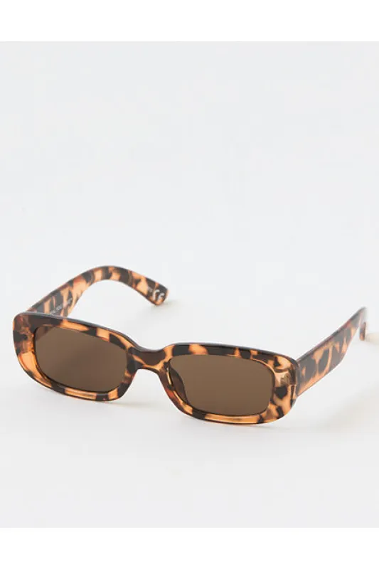 Aerie Mini Dare To Square Sunglasses Women's Torte One Size sold by American Eagle