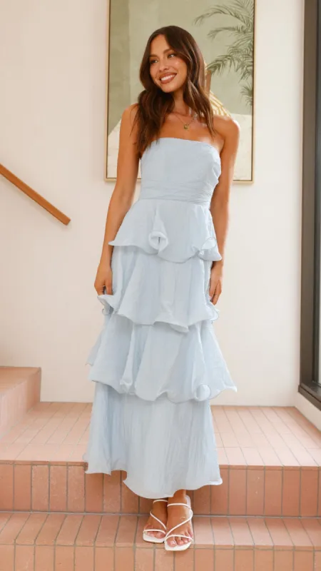 Lanica Maxi Dress - Blue sold by Billy J