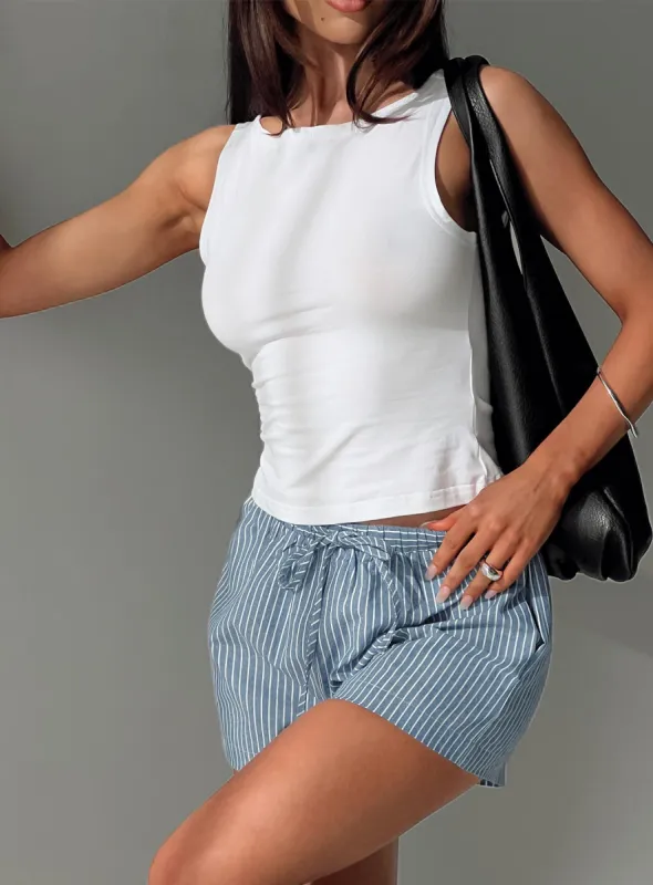 Bleeker High Neck Top White sold by Princess Polly