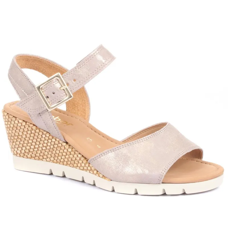 Nieve Two Strap Wedge Sandals - GAB31516 / 317 910 sold by Shoe-Shop