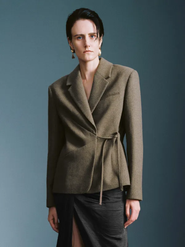 Tie-Front Blazers sold by Urban Revivo