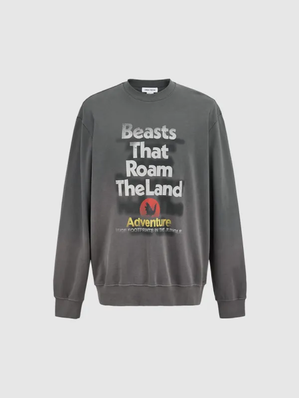 Printed Sweatshirts sold by Urban Revivo