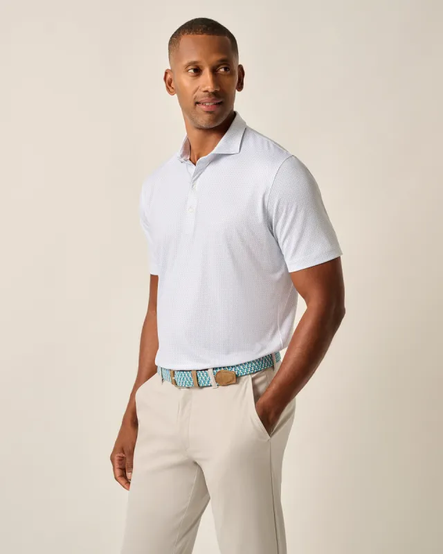 Performance Jersey Polo - Tee Time Print sold by Johnnie-O