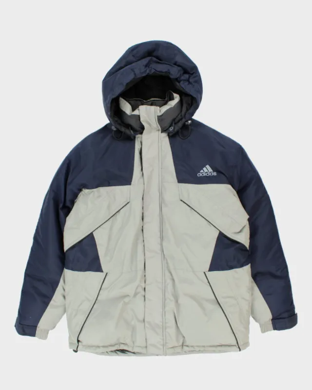 Vintage 90's Adidas Hooded Insulated Puffer Jacket - L sold by Rokit
