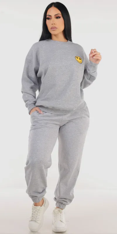 Grey Fleece Jogger Combo sold by Moda