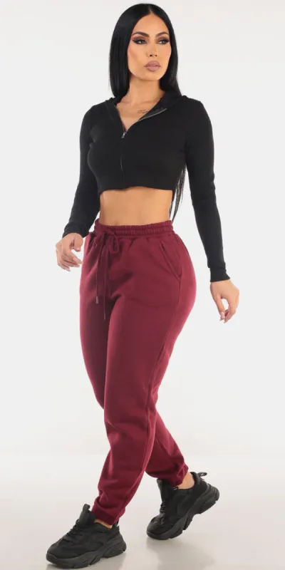 Knit Fleece Jogger Outfit sold by Moda