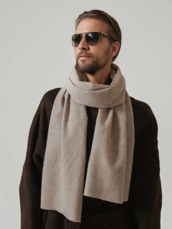 Minimalist Soft Wool Scarf sold by Coofandy