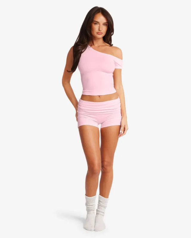 Foldover Yoga Short | Blossom sold by Crop Shop Boutique