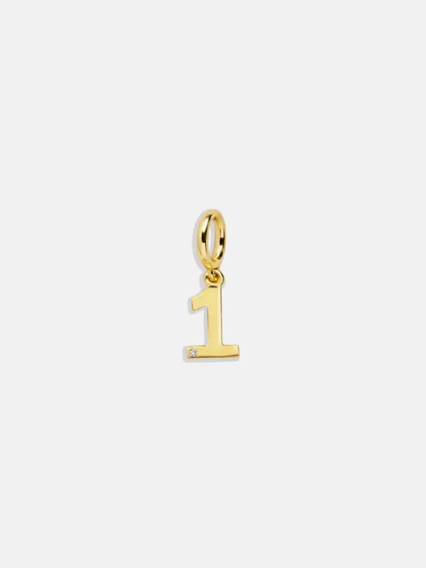 Gold Number Cluster Charm - 1 sold by BaubleBar