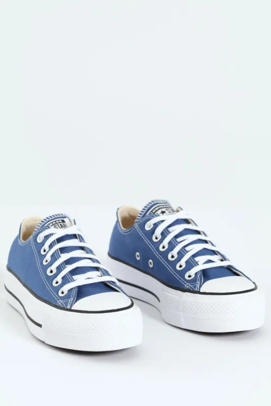 Chuck Taylor All Star Lift Platform Sneaker - Indigo sold by Edgars