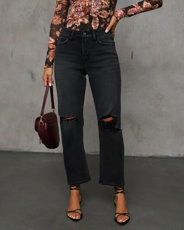 Raylene High Rise Straight Leg Denim sold by Vici