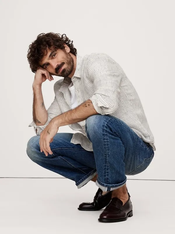 Castello Linen Shirt sold by Banana Republic