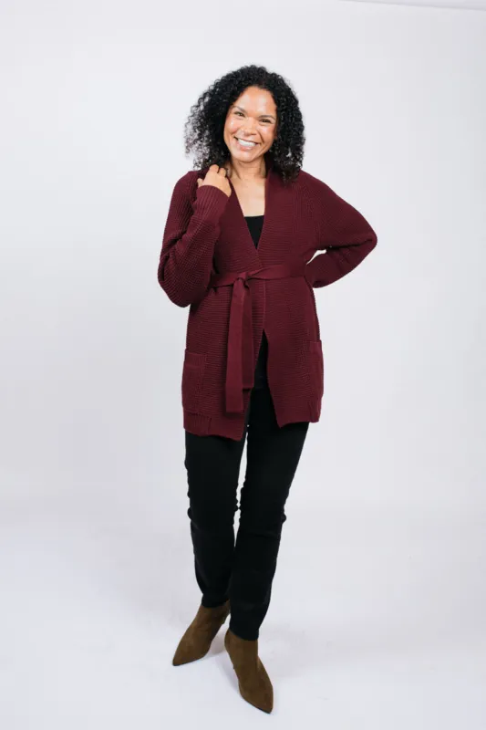 Kim Wrap Sweater sold by Birdie & Claire