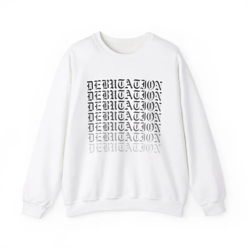 DEBUTATION Crewneck Sweatshirt sold by Rose Blush Studio
