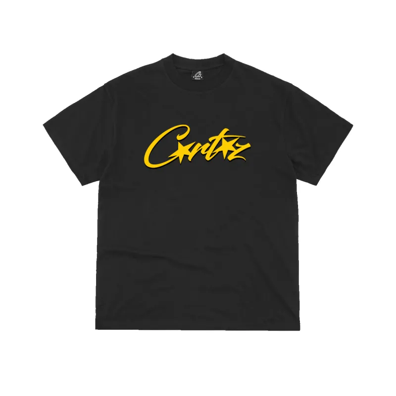 OG ALLSTARZ TEE [BLACK & YELLOW] *NEW BLANK* sold by Corteiz