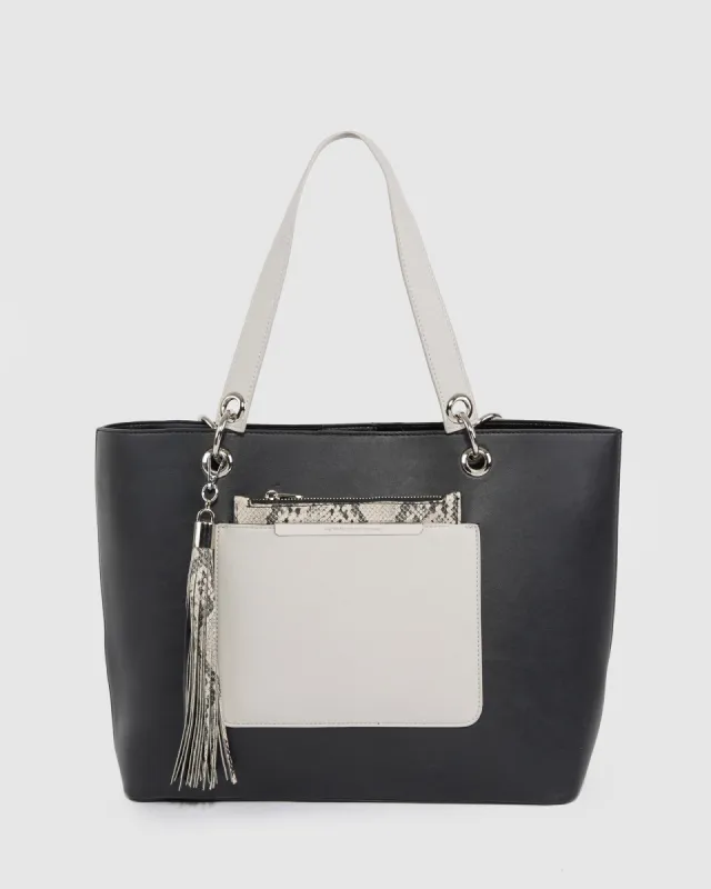 Multi Colour Tia Basic Tote Bag sold by Collete Hayman