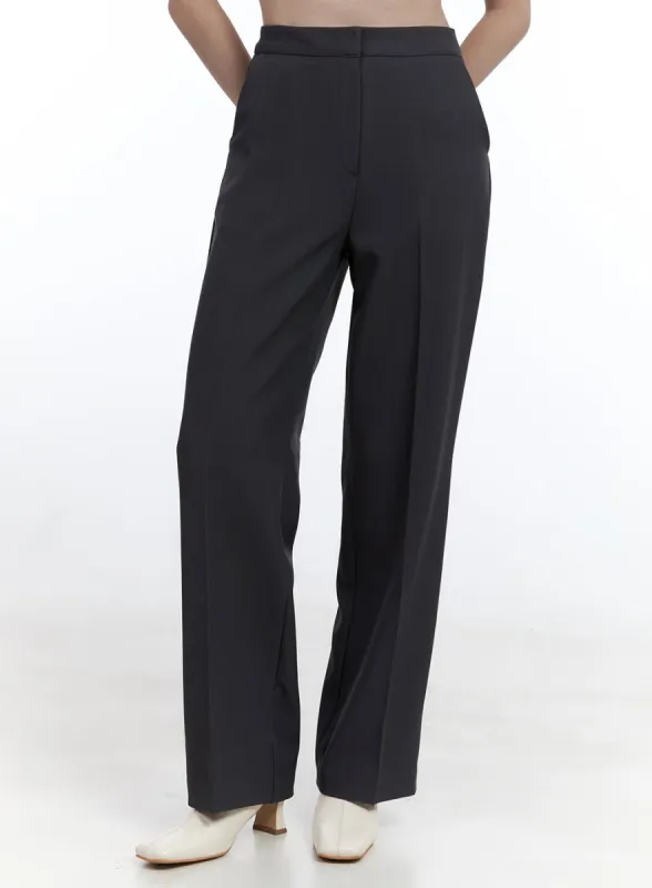 Solid Chic Tailored Pants OO429 sold by Lewkin