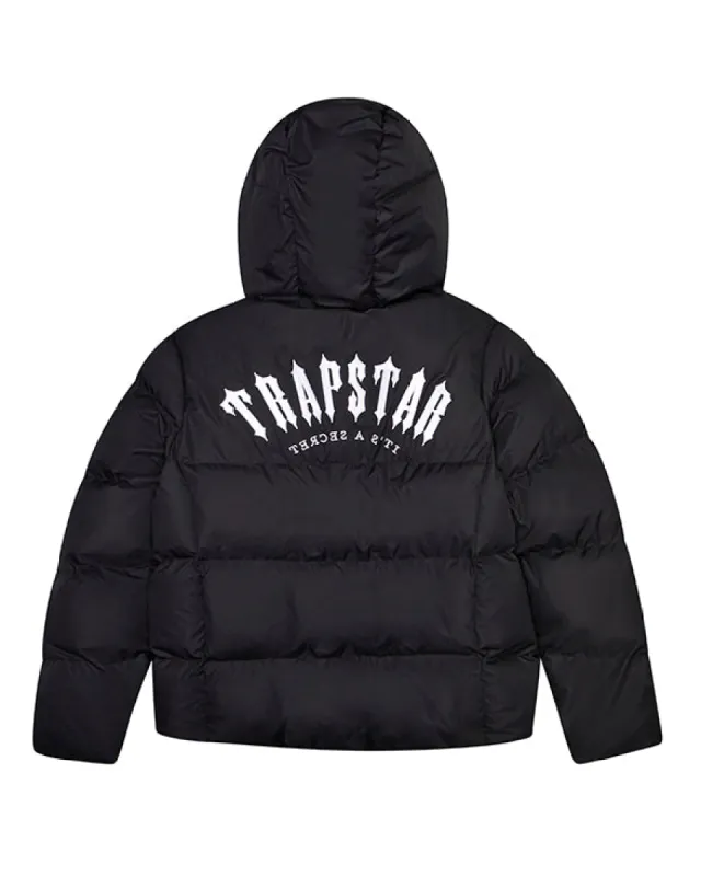 Irongate Hooded Puffer - Black sold by Trapstar London