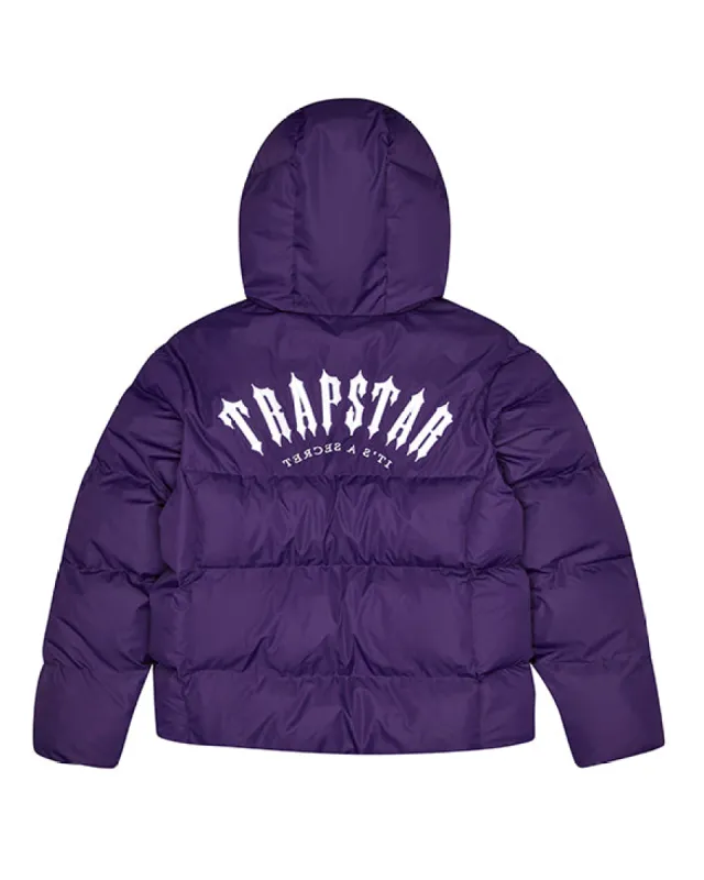 Irongate Hooded Puffer - Purple sold by Trapstar London